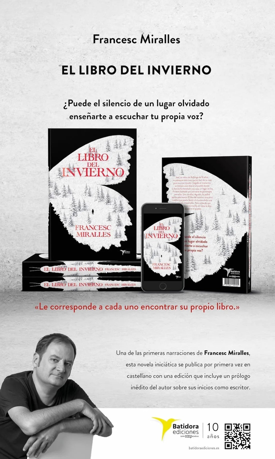 Batidora Ediciones publica «El libro del invierno», Francesc Miralles en castellano