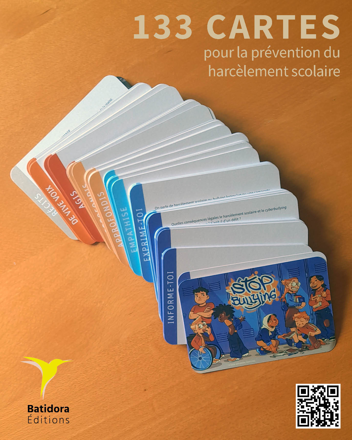 STOP Bullying édition française — 133 cartes contre le harcèlement