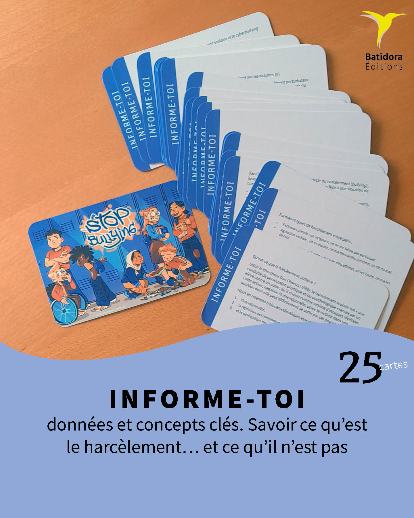 STOP Bullying édition française — 133 cartes contre le harcèlement