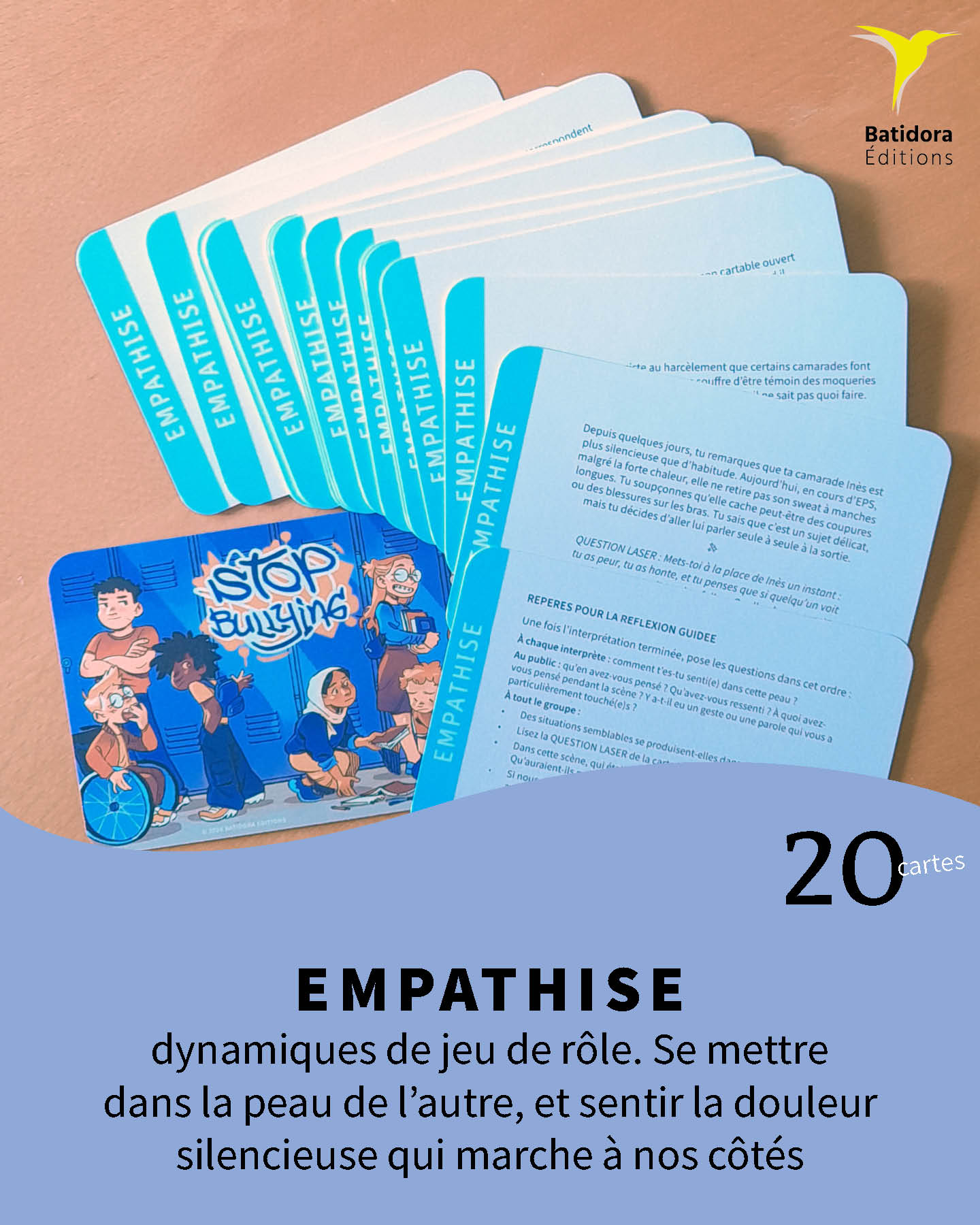 STOP Bullying édition française — 133 cartes contre le harcèlement