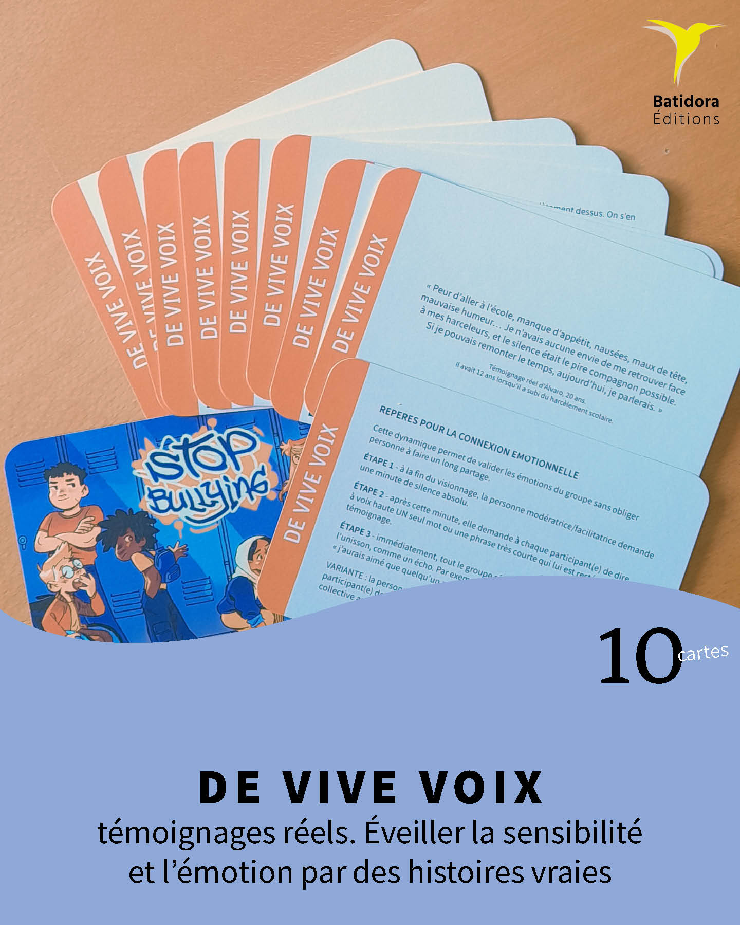 STOP Bullying édition française — 133 cartes contre le harcèlement